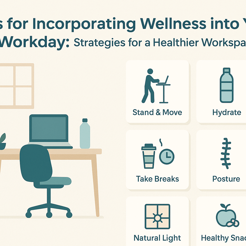 Tips for Incorporating Wellness into Your Workday: Strategies for a Healthier Workspace